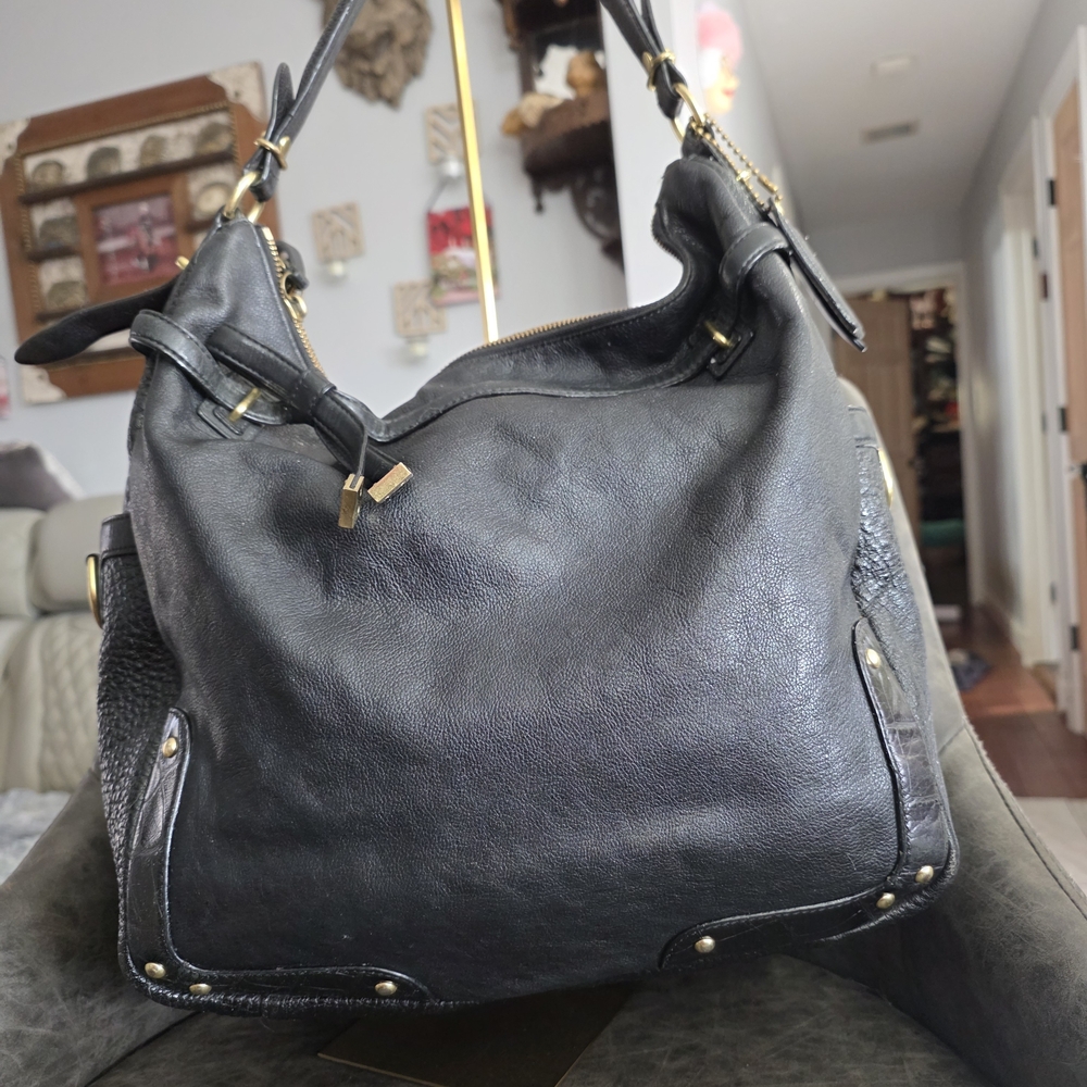 Coach Black Leather Hobo Bag - Picture 7 of 14
